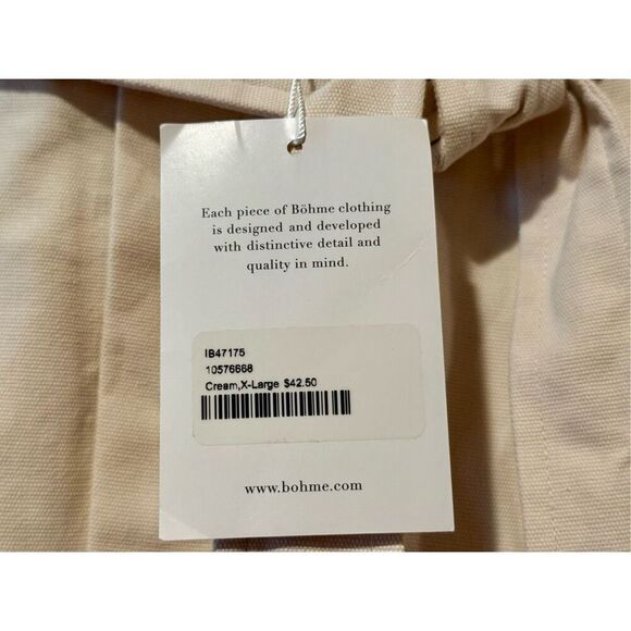 Boheme Cream Belted Skirt Size XL NWT - Picture 11 of 14